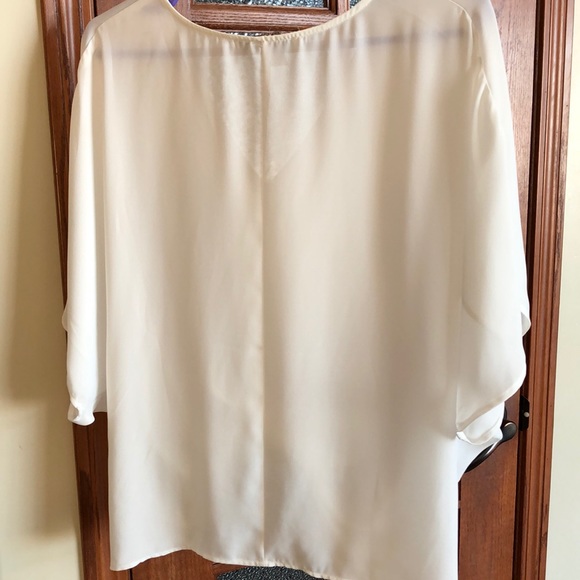 Forever 21 white sheer crop blouse - Picture 7 of 12